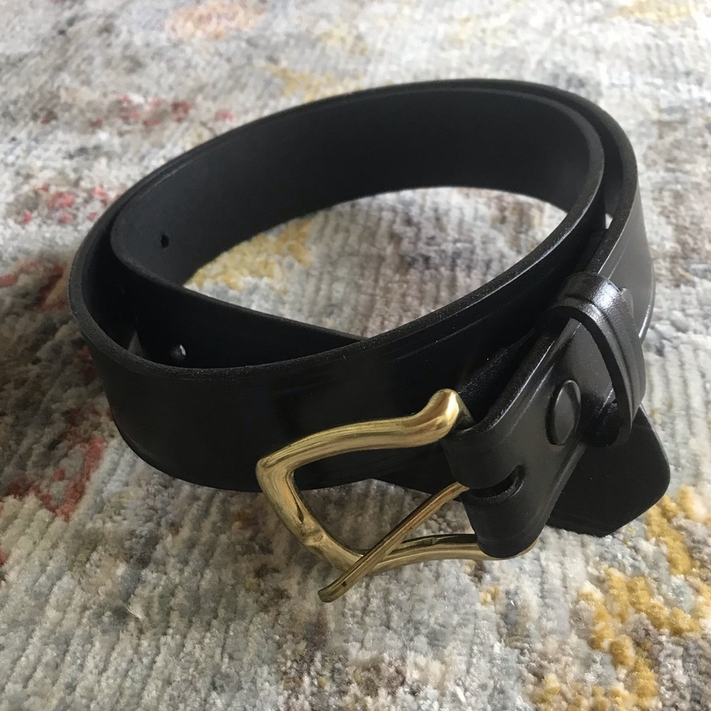 Men’s Leather Black Belt Size 36